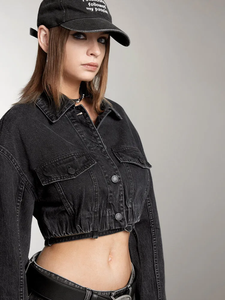 Cropped Denim Jacket