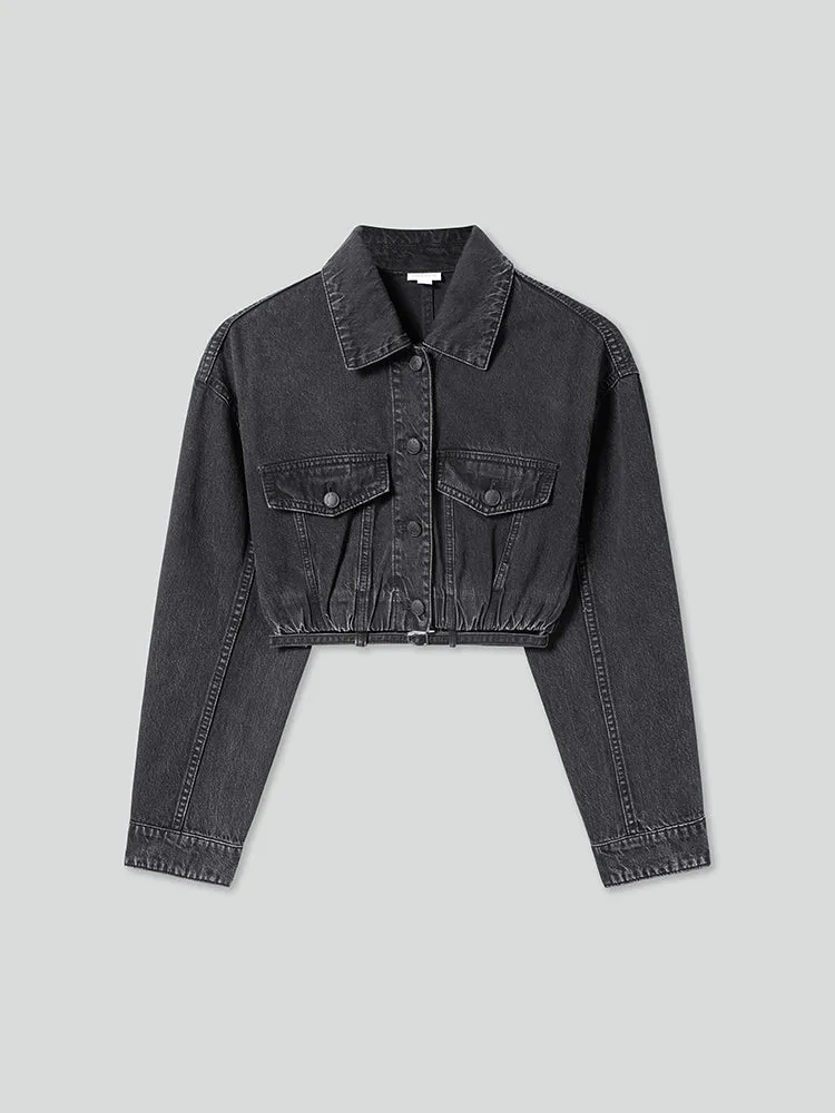 Cropped Denim Jacket