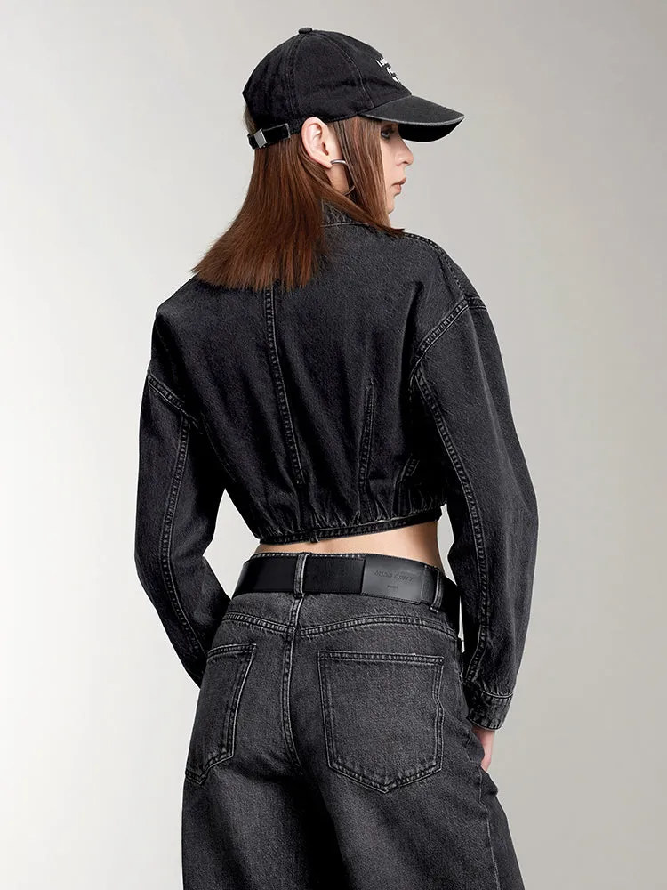 Cropped Denim Jacket