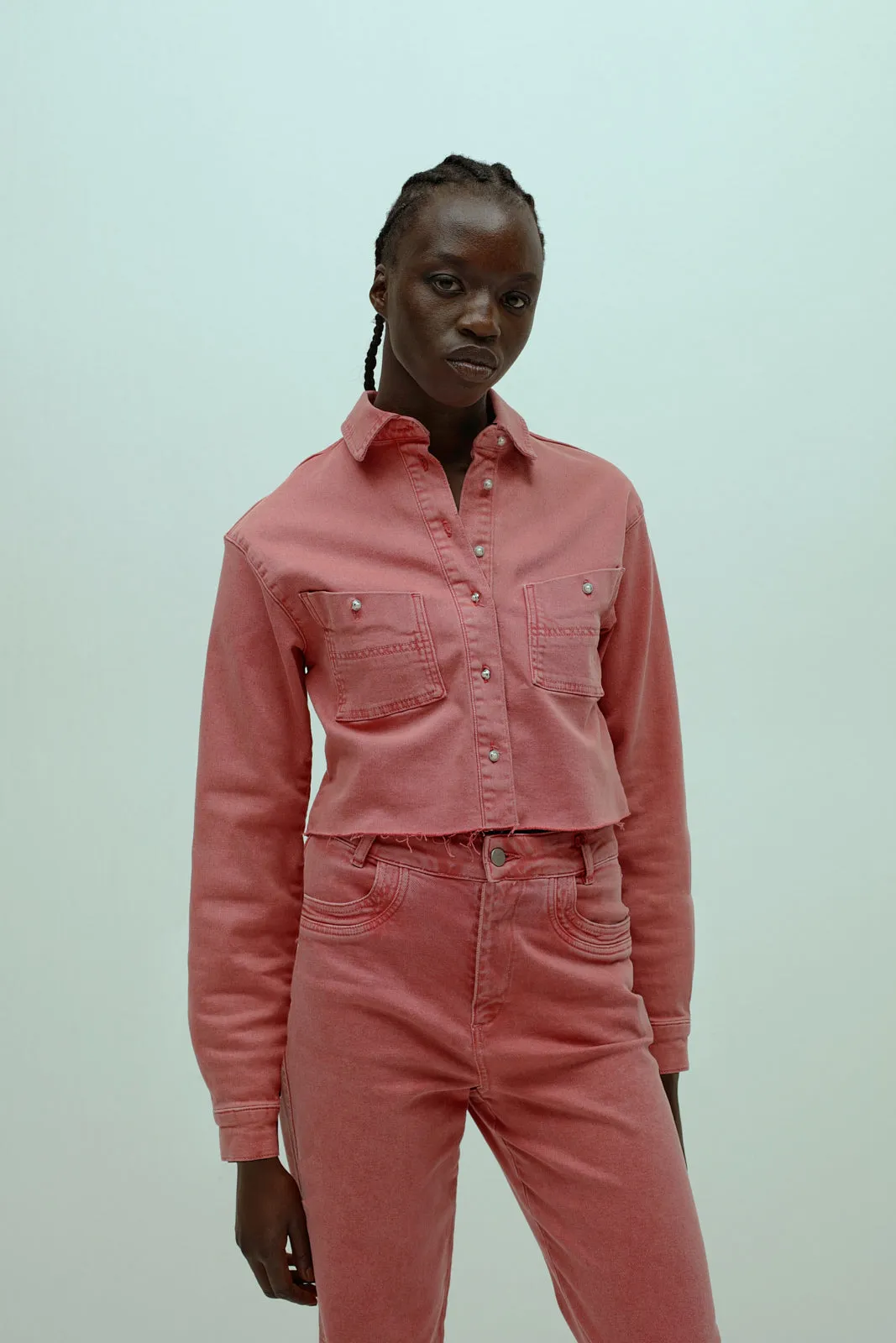 Cropped Denim Jacket