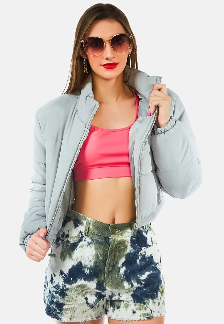 Cropped Puffer Jacket