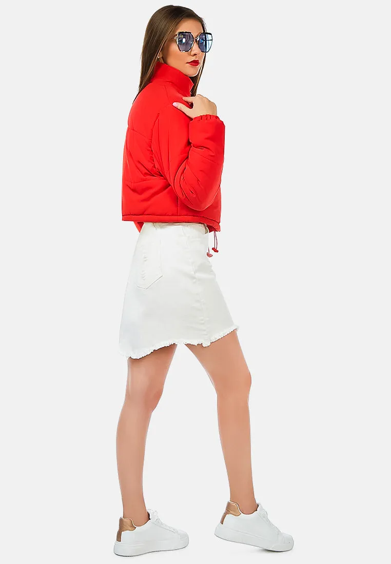 Cropped Puffer Jacket