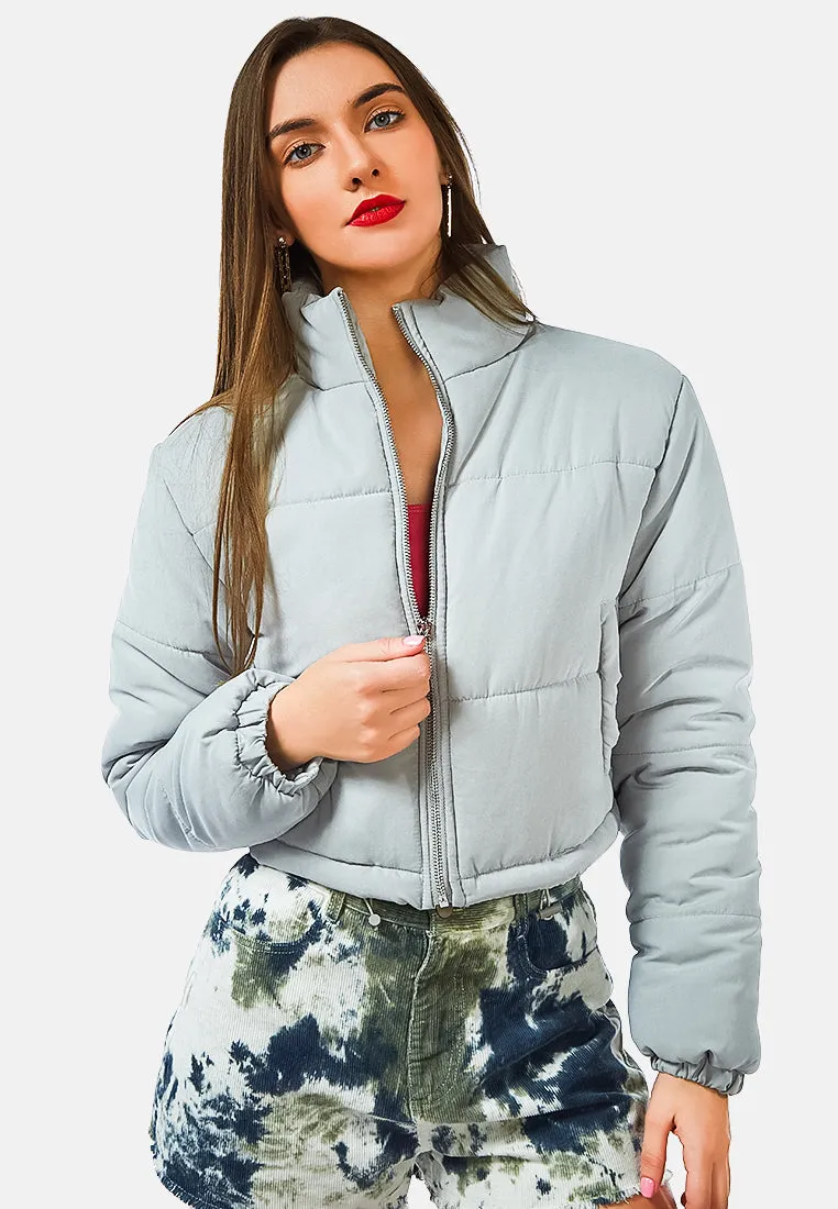 Cropped Puffer Jacket
