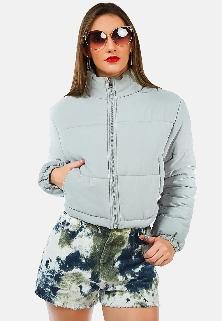 Cropped Puffer Jacket