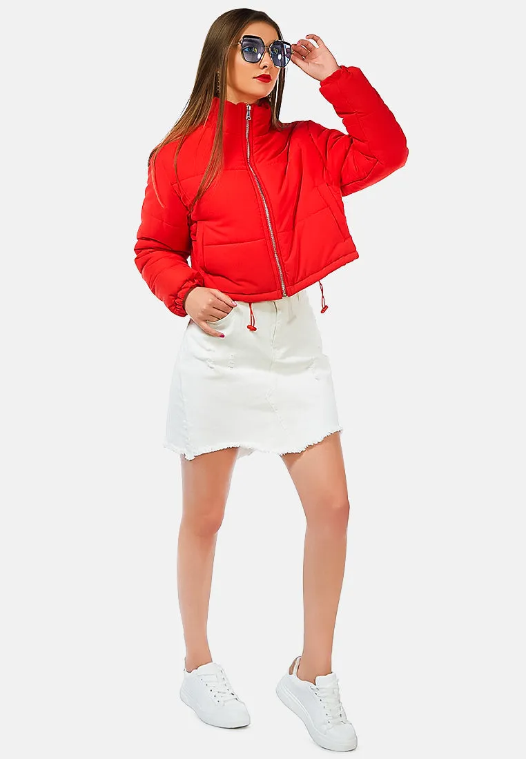 Cropped Puffer Jacket