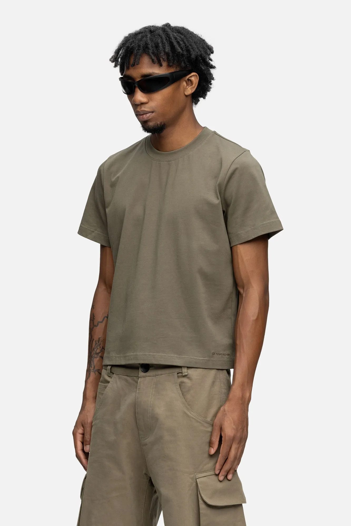CROPPED T-SHIRT GREEN
