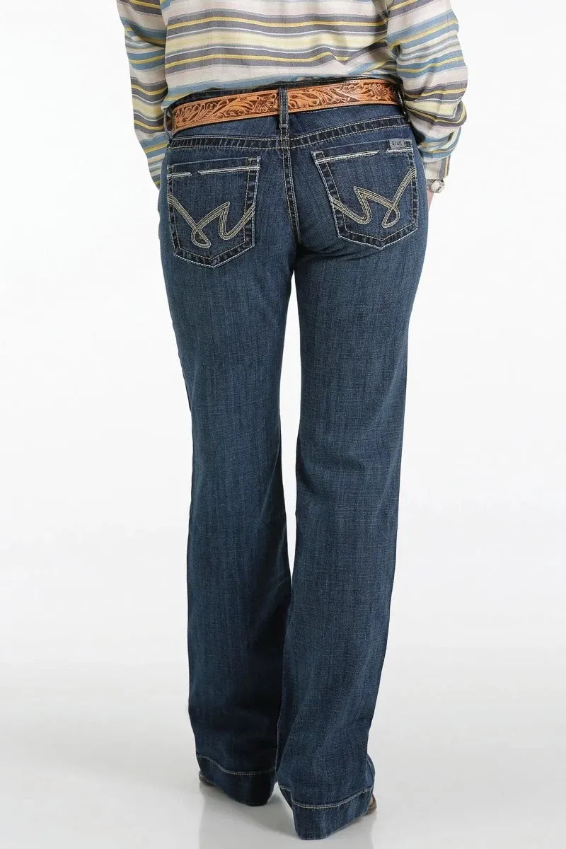 Cruel Girl Jeans Womens Jayley Mid Rise Trouser (CB14454001)