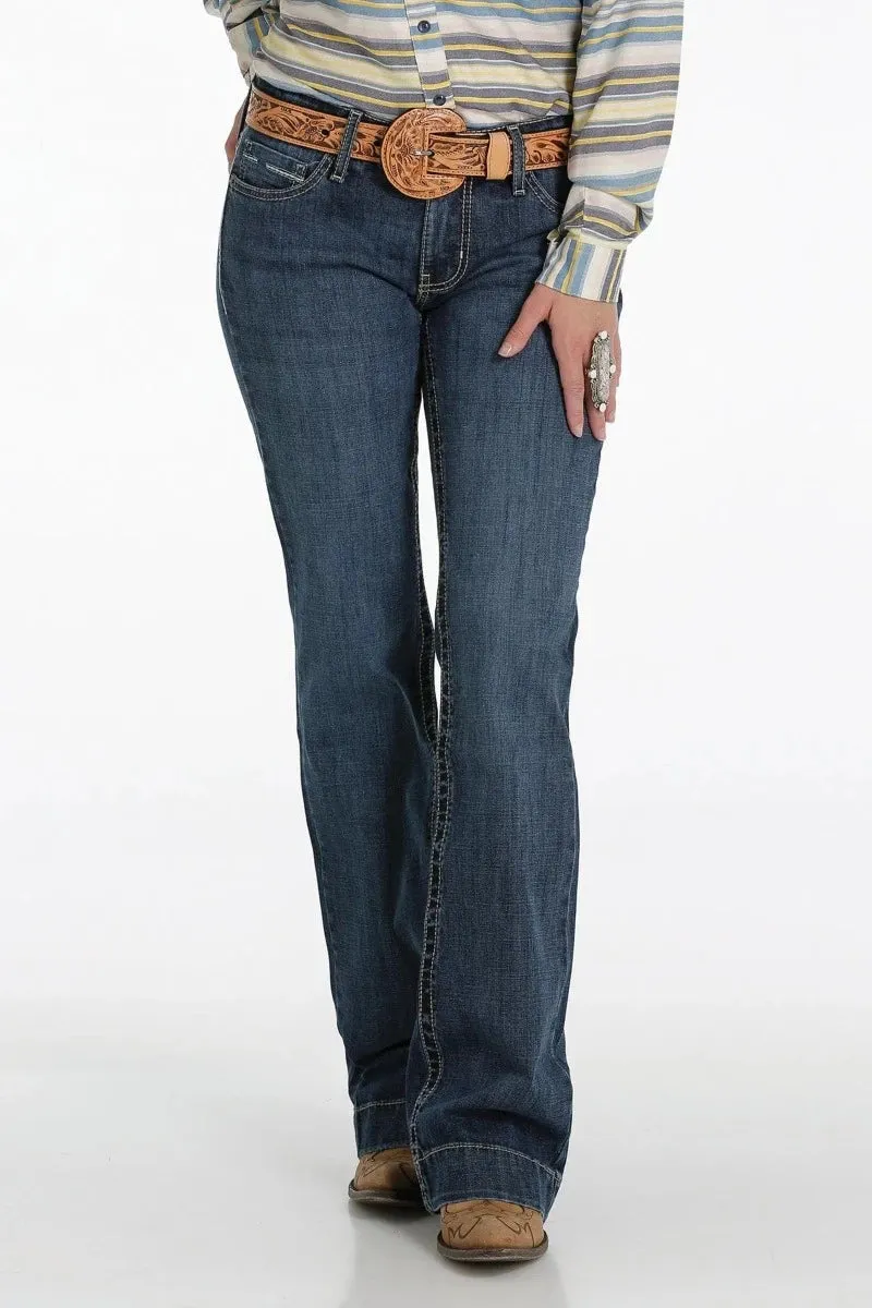 Cruel Girl Jeans Womens Jayley Mid Rise Trouser (CB14454001)