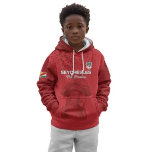 Custom Afro Seychelles Football Kid Hoodie Pirate Parrot LT15