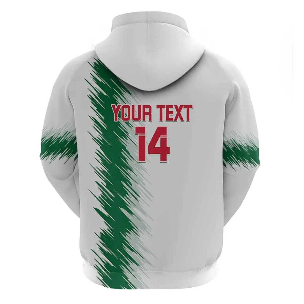 Custom Algeria Football Zip Hoodie Go The Greens LT14