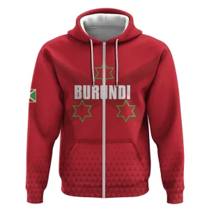 Custom Burundi Football Zip Hoodie Go Intamba Go LT15