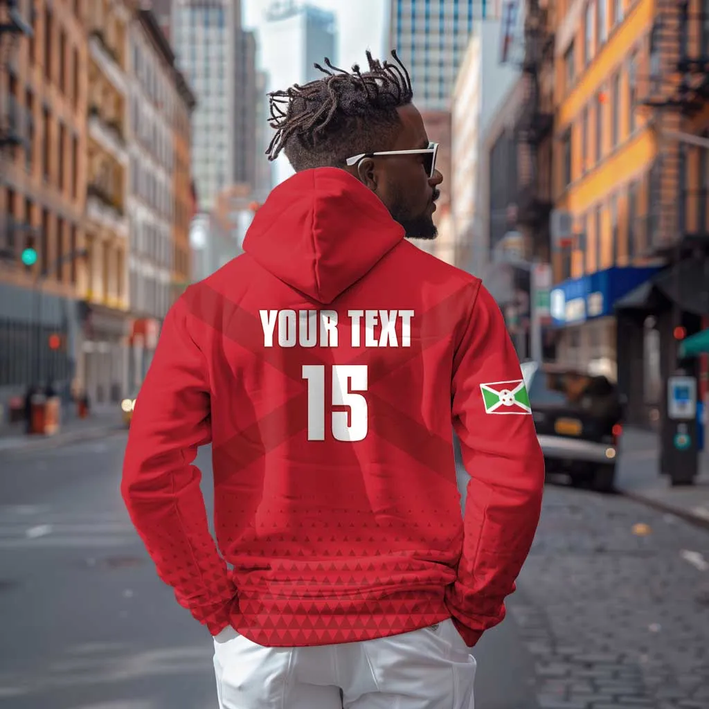 Custom Burundi Football Zip Hoodie Go Intamba Go LT15