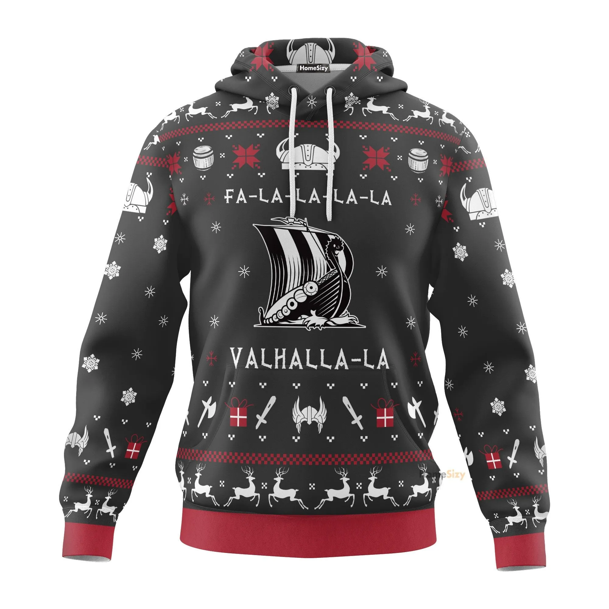 Custom Cosplay Hoodies Christmas Valhalla Viking QT303154Hj