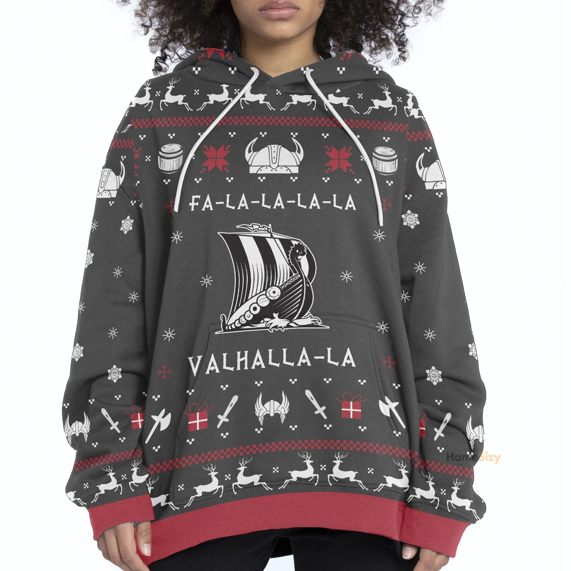 Custom Cosplay Hoodies Christmas Valhalla Viking QT303154Hj