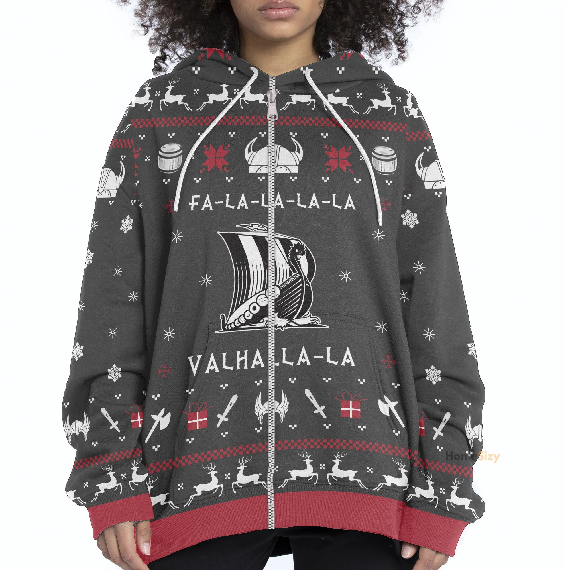 Custom Cosplay Hoodies Christmas Valhalla Viking QT303154Hj