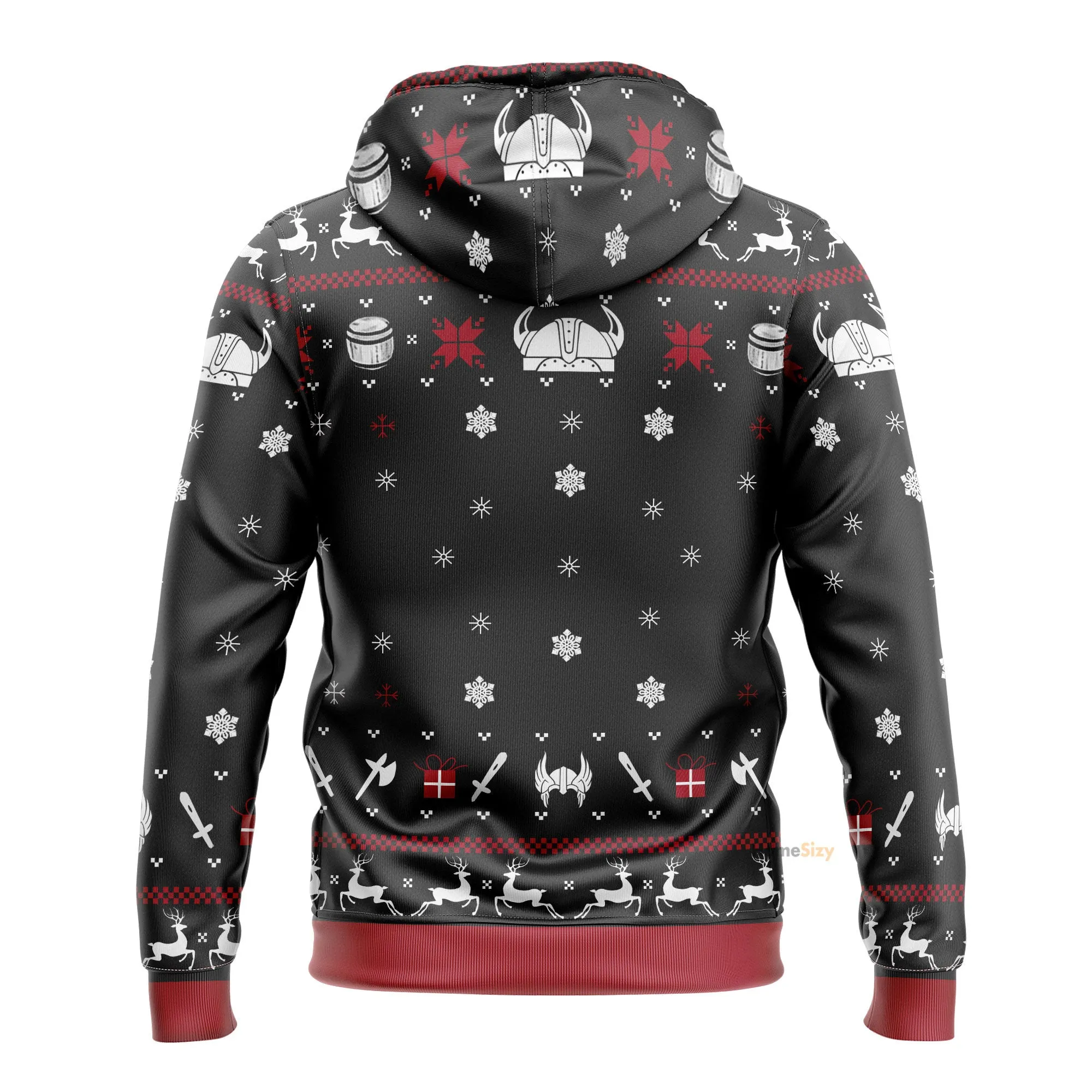 Custom Cosplay Hoodies Christmas Valhalla Viking QT303154Hj