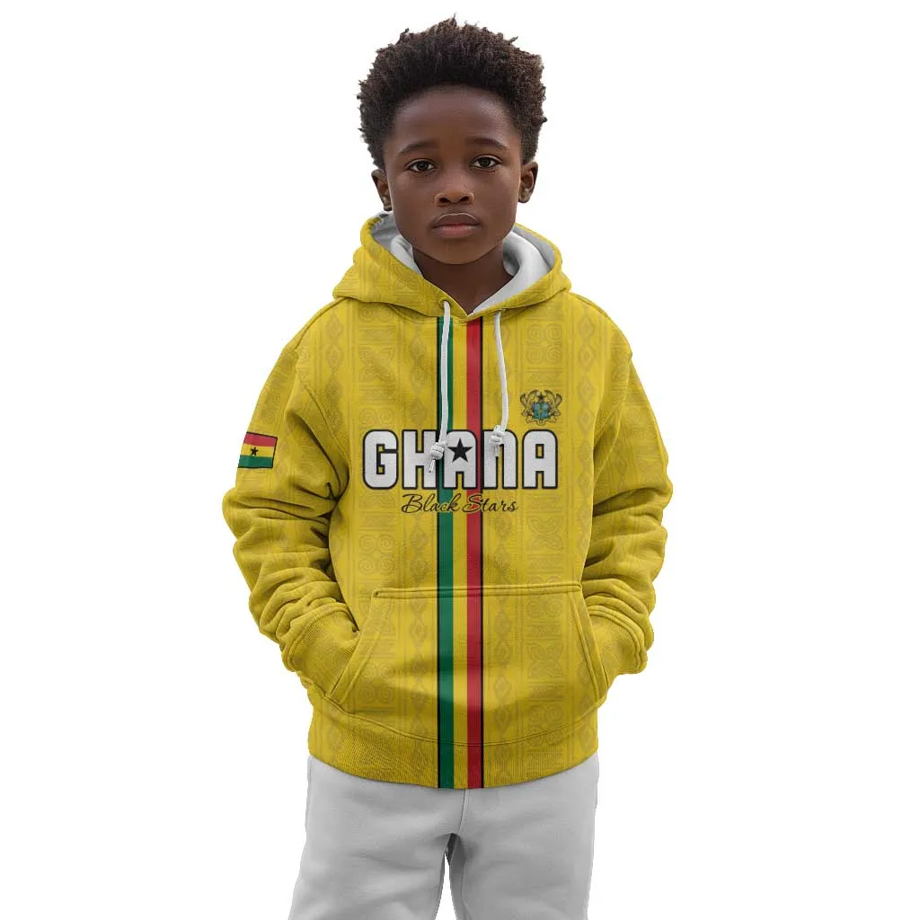 Custom Ghana Football Kid Hoodie We Are Champions LT15