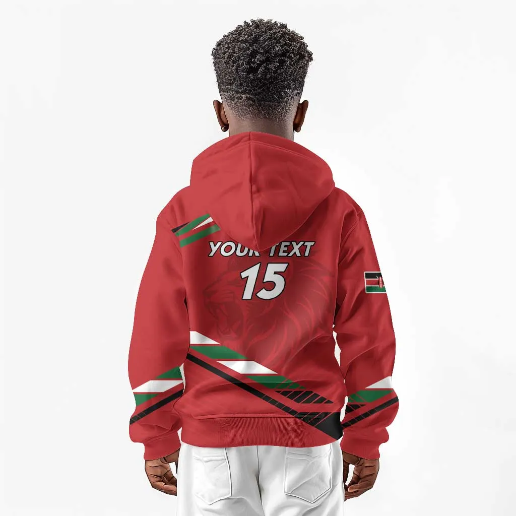 Custom Kenya Volleyball Kid Hoodie Go Champions LT15