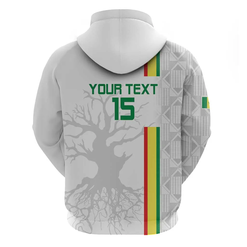 Custom Senegal Football Zip Hoodie We Are Champions LT15