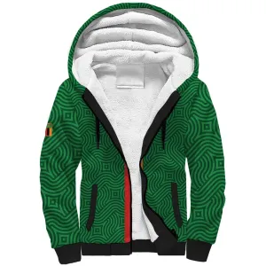 Custom Zambia Football Sherpa Hoodie Go Chipolopolo LT15
