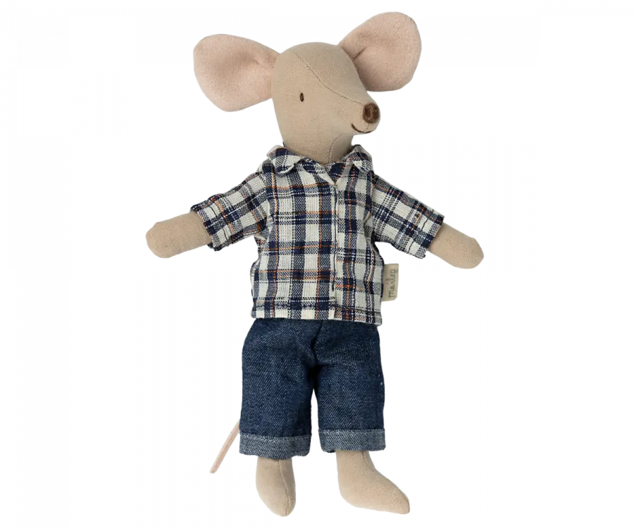 Dad Mouse, Check Shirt