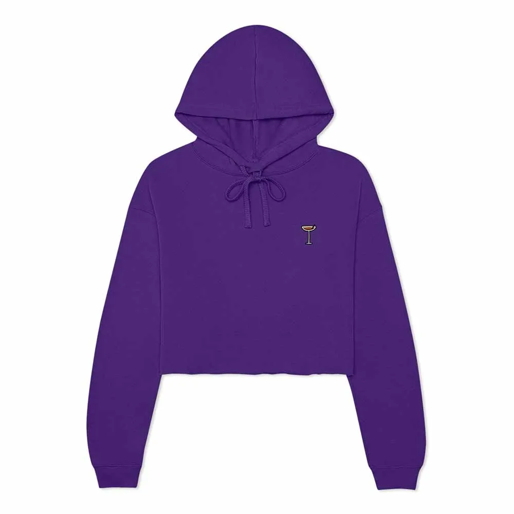 Dalix Espresso Martini Cropped Hoodie