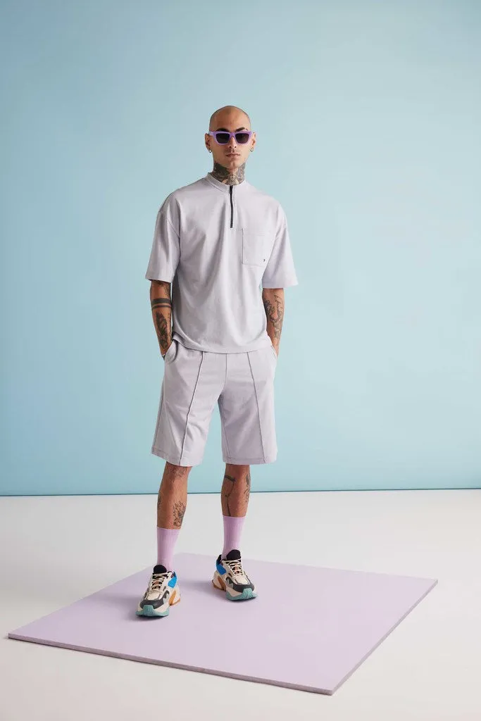 Dapper Tuck'd Shorts - Digital Mist