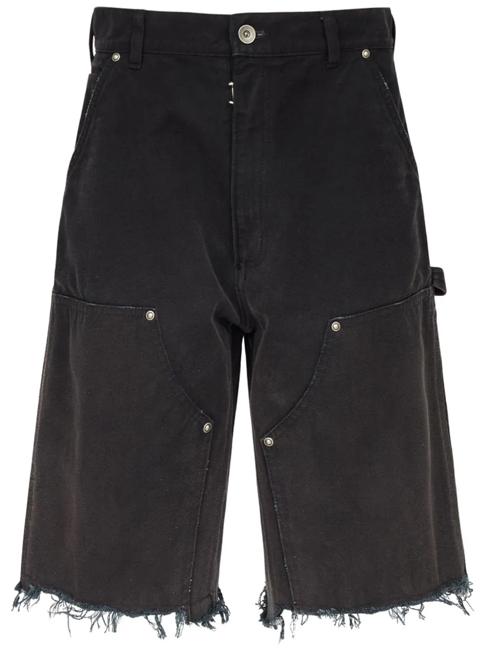 Denim cotton shorts