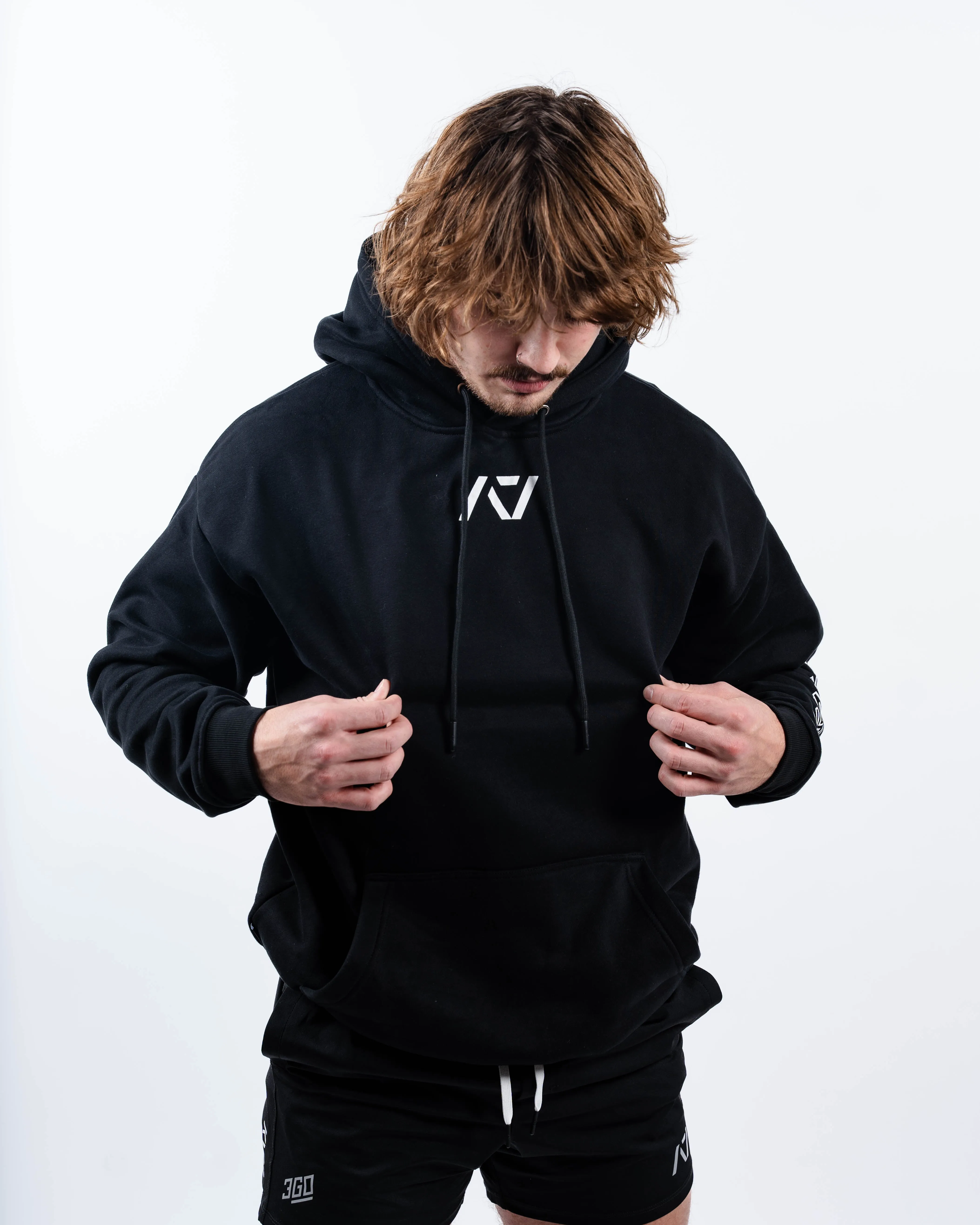 DG Sleeve Non Bar Grip Hoodie - Black
