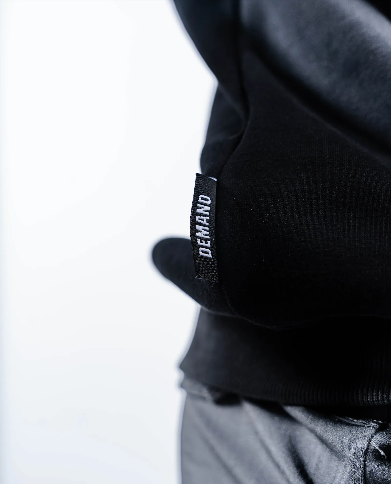 DG Sleeve Non Bar Grip Hoodie - Black