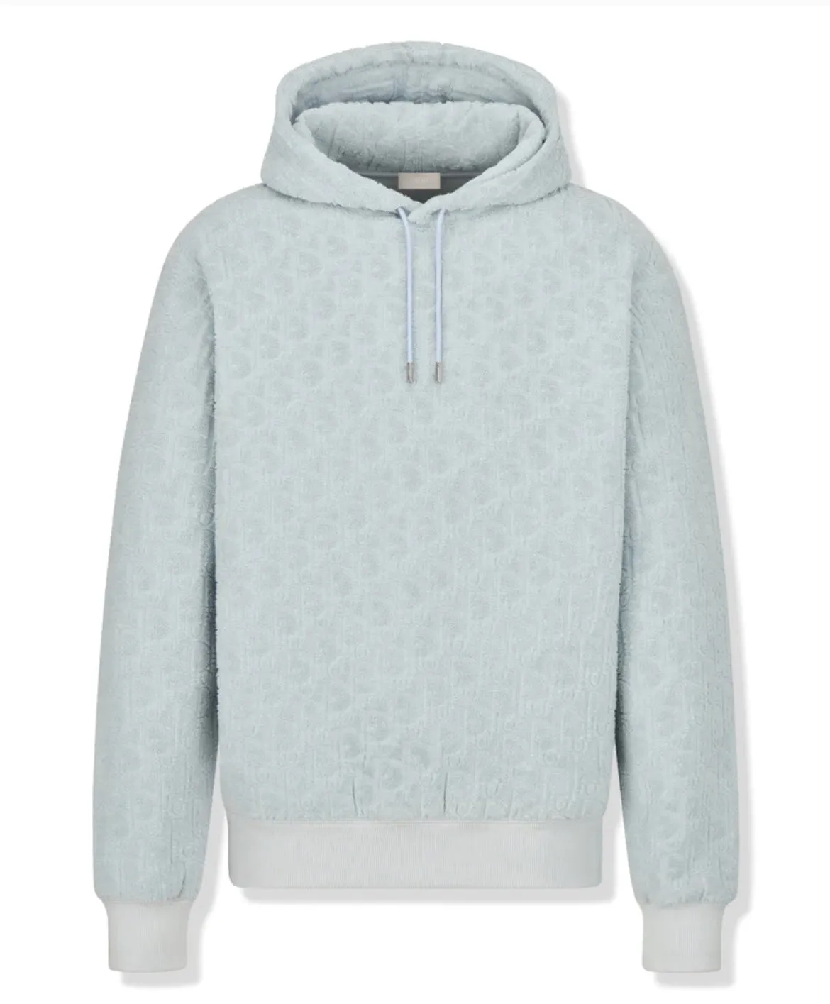 DIOR Oblique hooded sweatshirt Light Blue