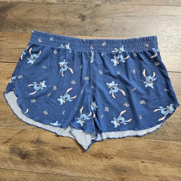 Disney Bundle Harry Potter and Stitch Sleepwear Pajama Shorts Medium
