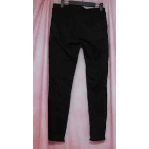 DL1961 Denim Raw Hem Skinny Jeans Women 27 Waist Black