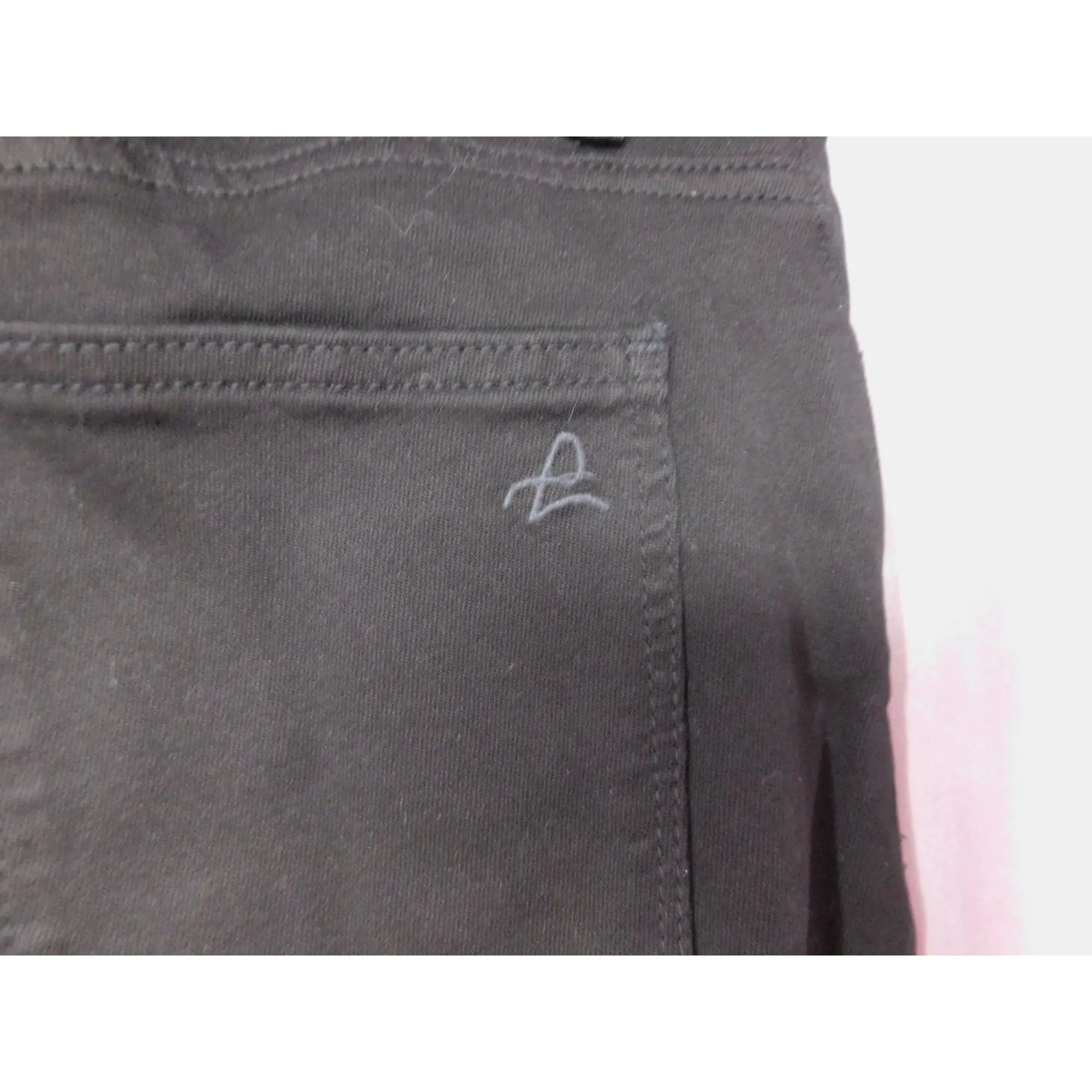 DL1961 Denim Raw Hem Skinny Jeans Women 27 Waist Black