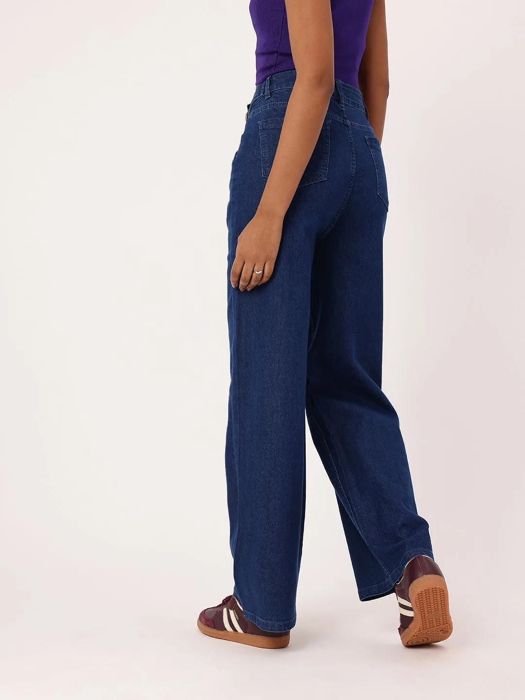 DressBerry Women Classic Grunge Straight Fit Jeans