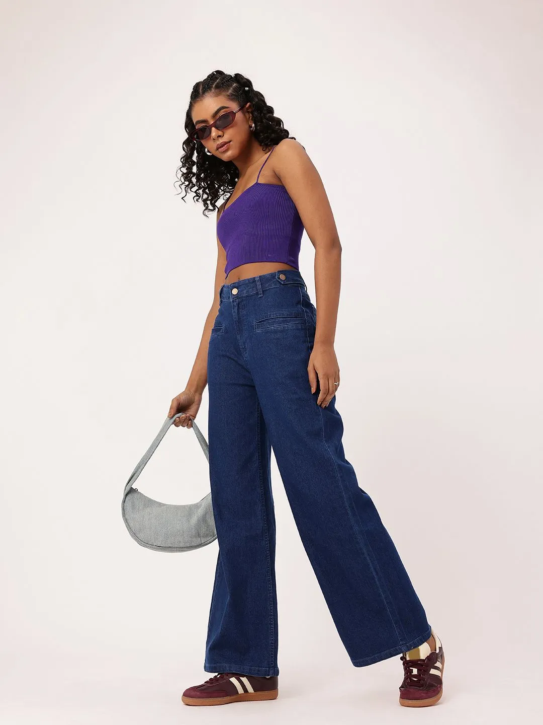 DressBerry Women Classic Grunge Straight Fit Jeans