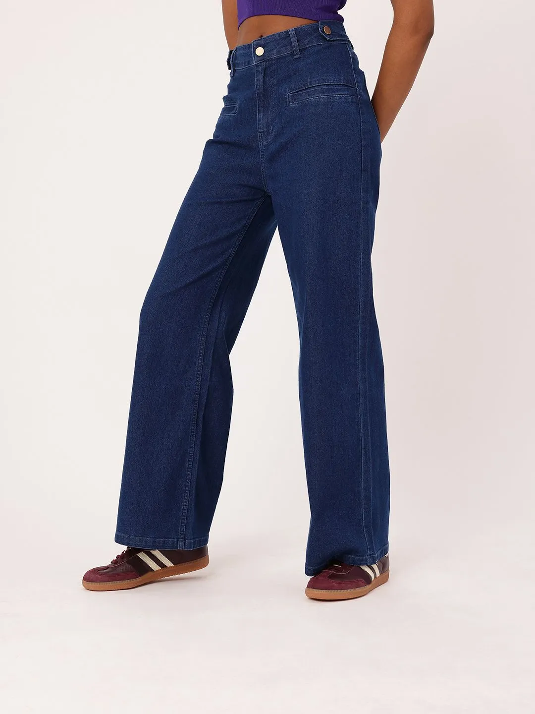 DressBerry Women Classic Grunge Straight Fit Jeans