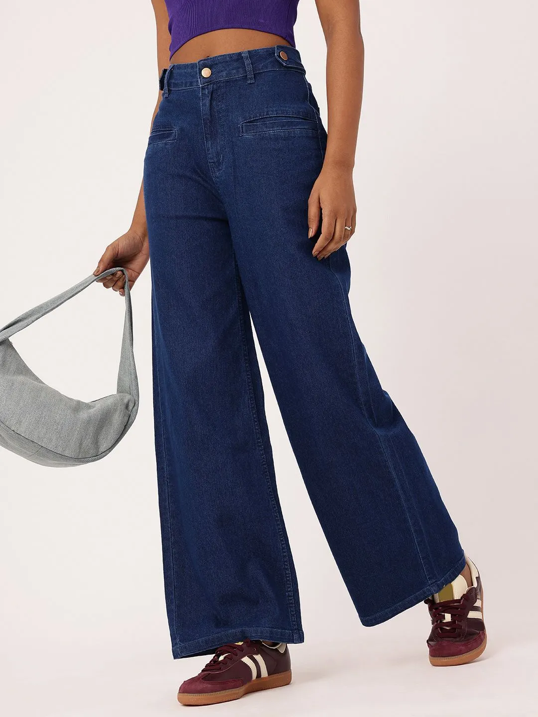 DressBerry Women Classic Grunge Straight Fit Jeans