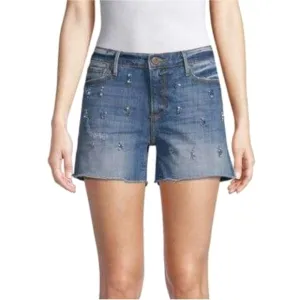 Driftwood Embellished Connie Cutoff Shorts Size 24