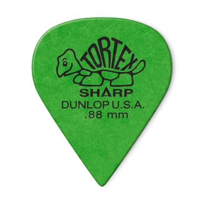 Dunlop Tortex Sharp -plektrat 0.88mm, 72kpl
