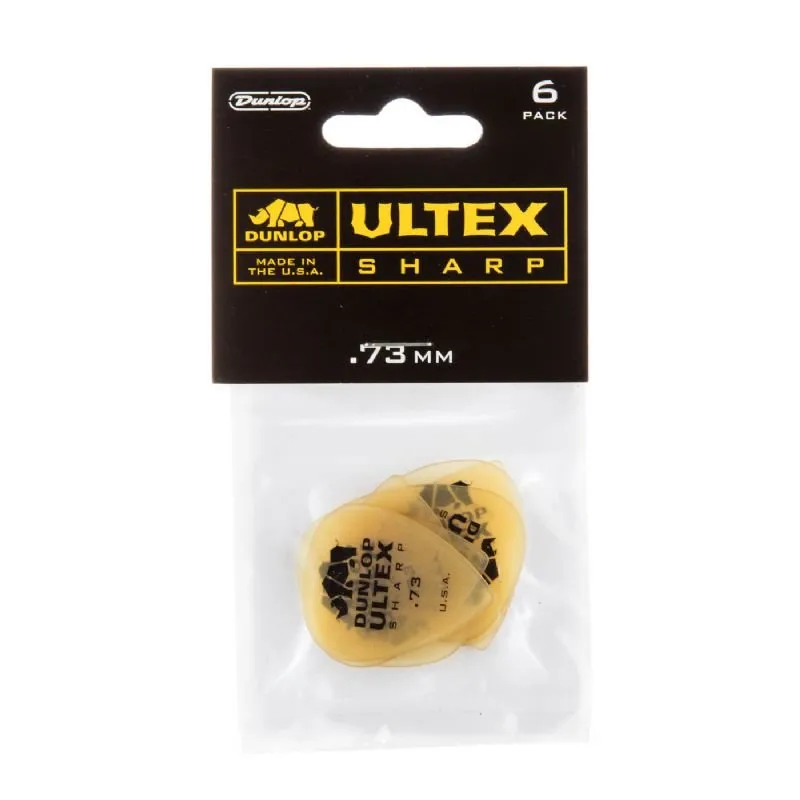 Dunlop ULTEX® SHARP PICKS 0.73mm (6/pack)