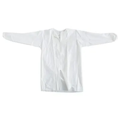 DuPont™ ProClean Frock with Zipper, X-Large, White, PC271SWHXL00300B