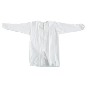 DuPont™ ProClean Frock with Zipper, X-Large, White, PC271SWHXL00300B