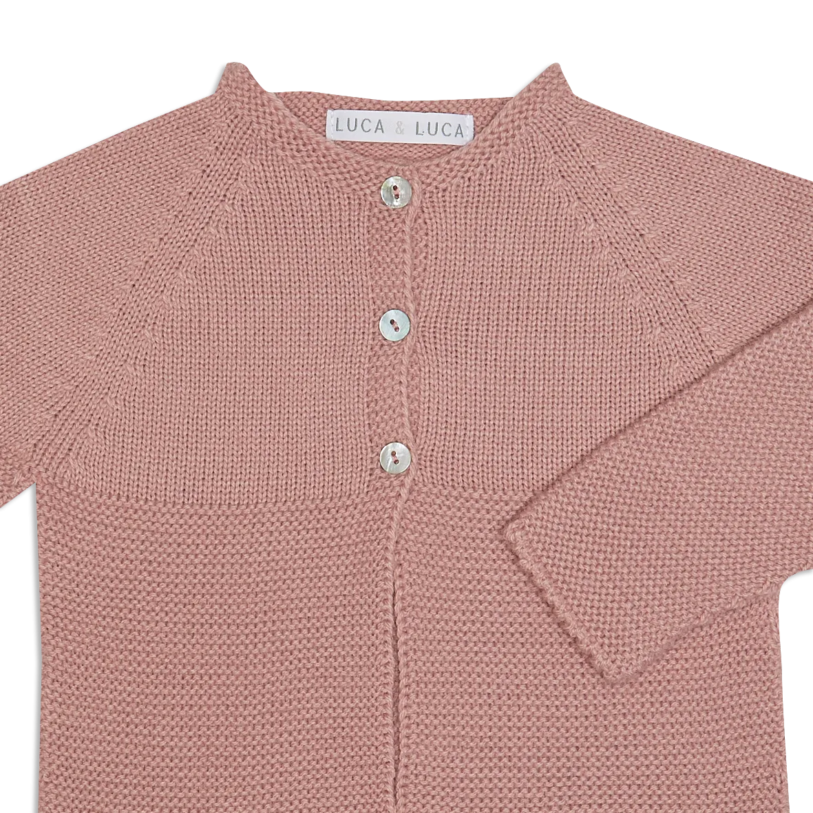 DUSTY PINK SALAMANCA CARDIGAN