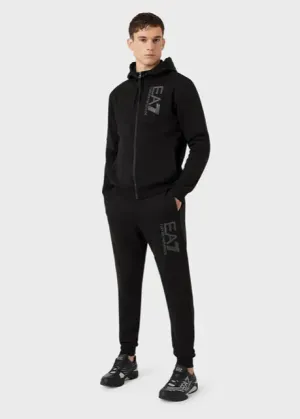 EA7 Emporio Armani 6Kpv57 Zip Hoodie Black