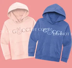 Easter Bunny Hoodie / Youth and Adult Quality District Hoodies
