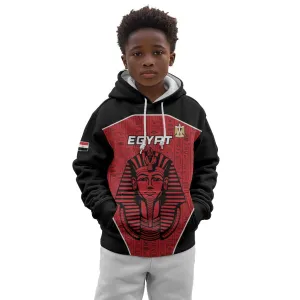 Egypt Football Custom Kid Hoodie Ancient Egypt Style LT15