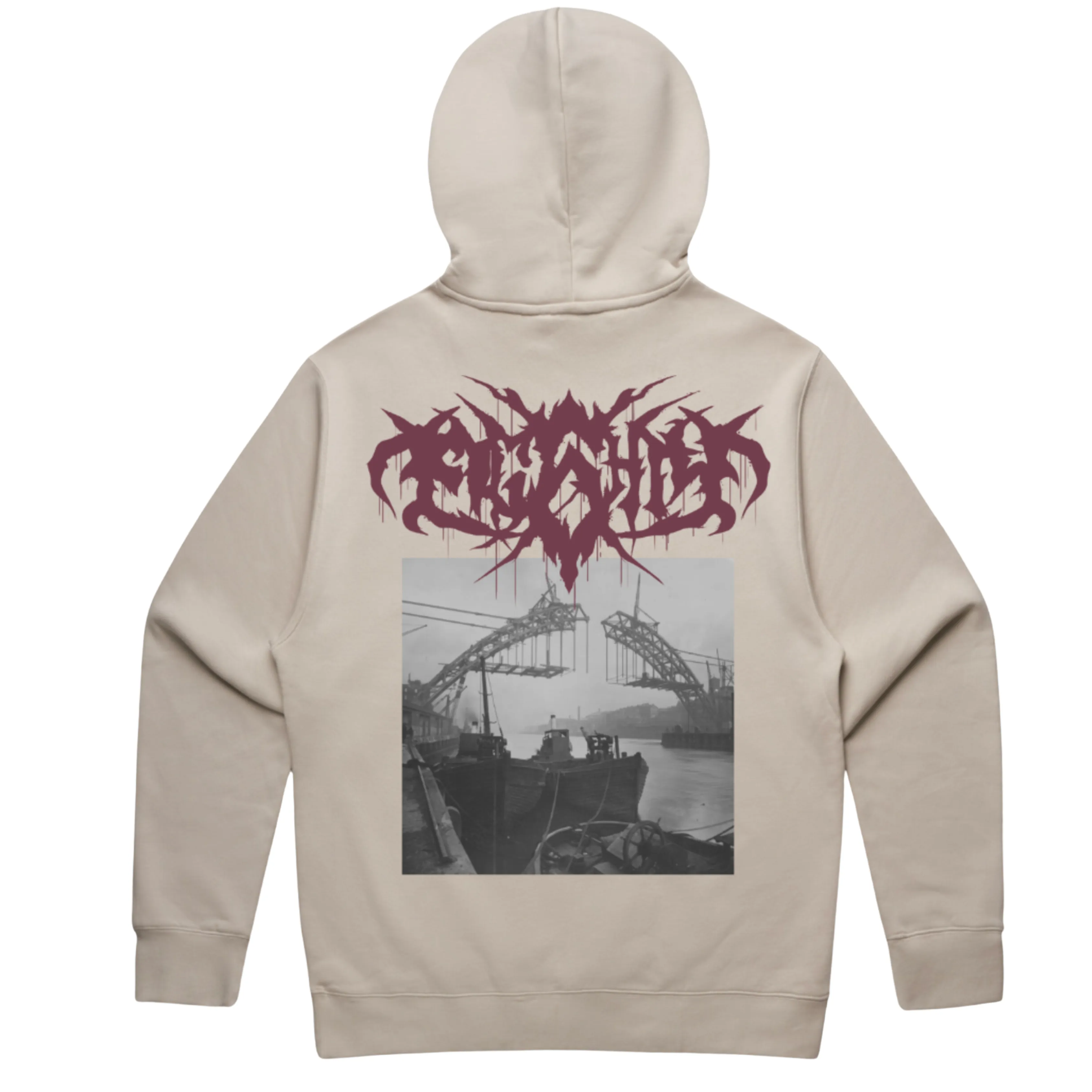 EIGHTY6 TYNE BRIDGE HOOD - BONE
