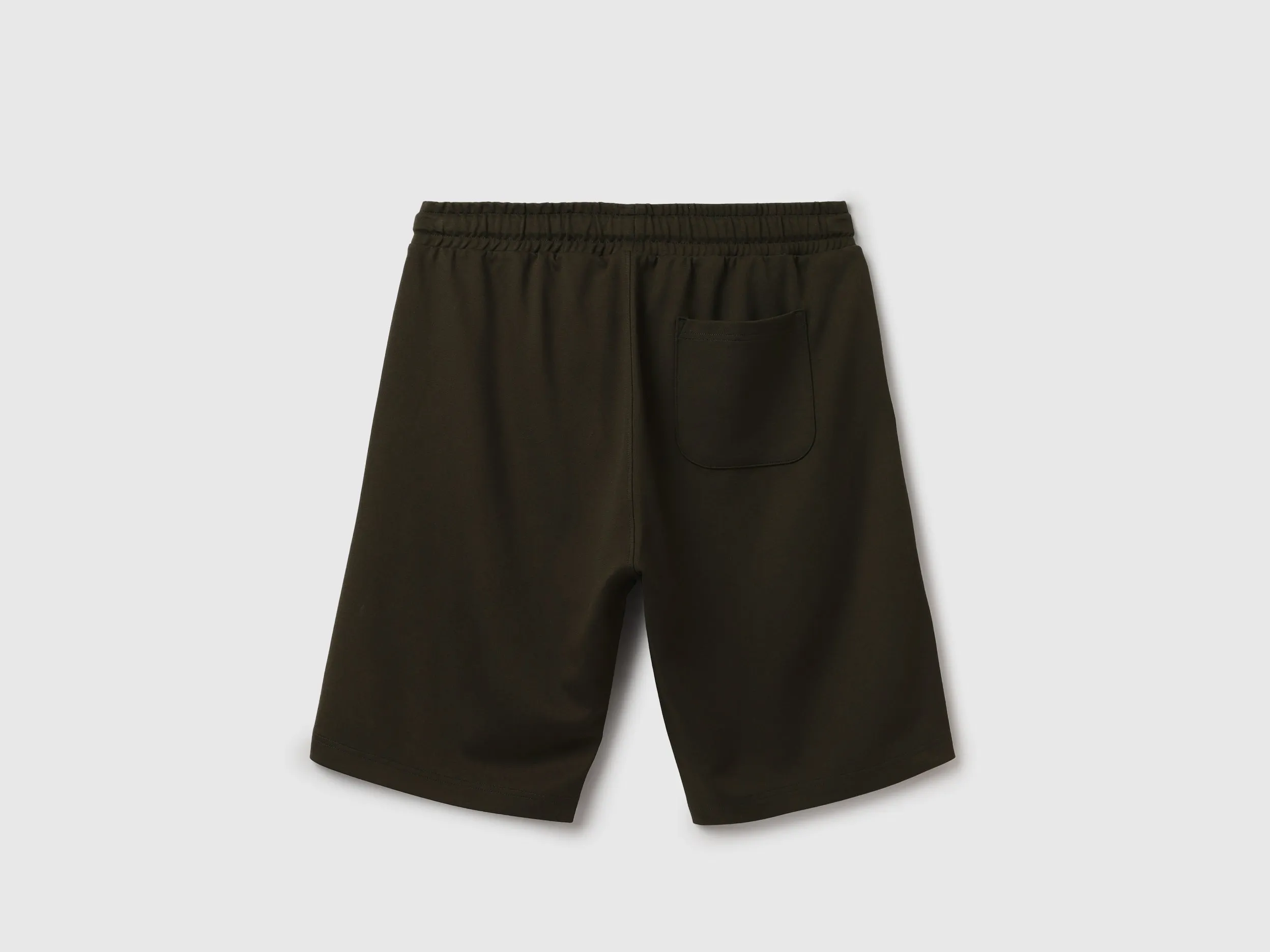 Embroidered Regular Fit Mid Waist Shorts