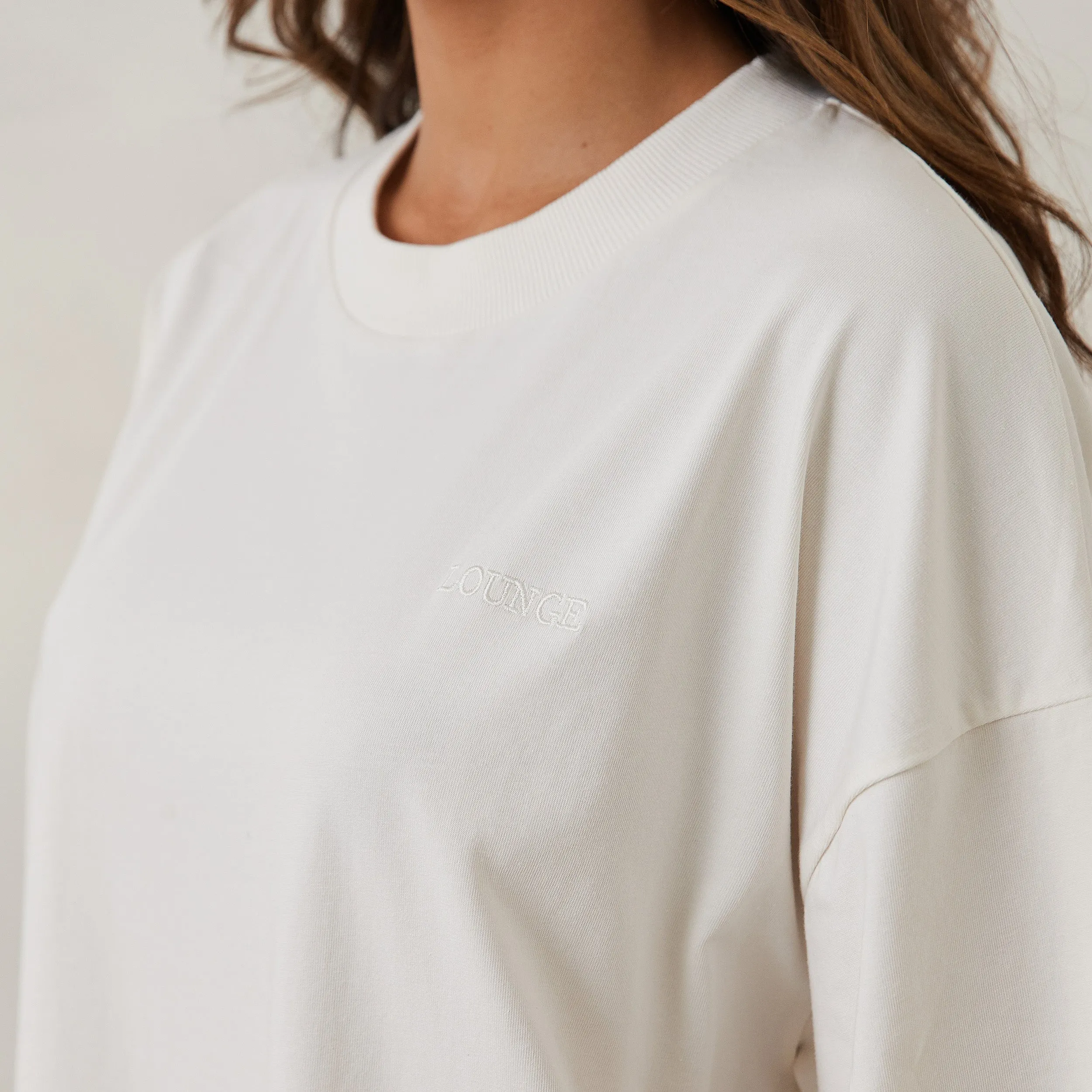 Essential T-Shirt Oversize - Écru